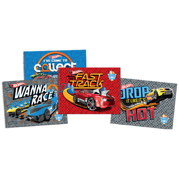 Gıpta Resim Defteri Spiralli 15 YP 17x24 Hot Wheels 5436