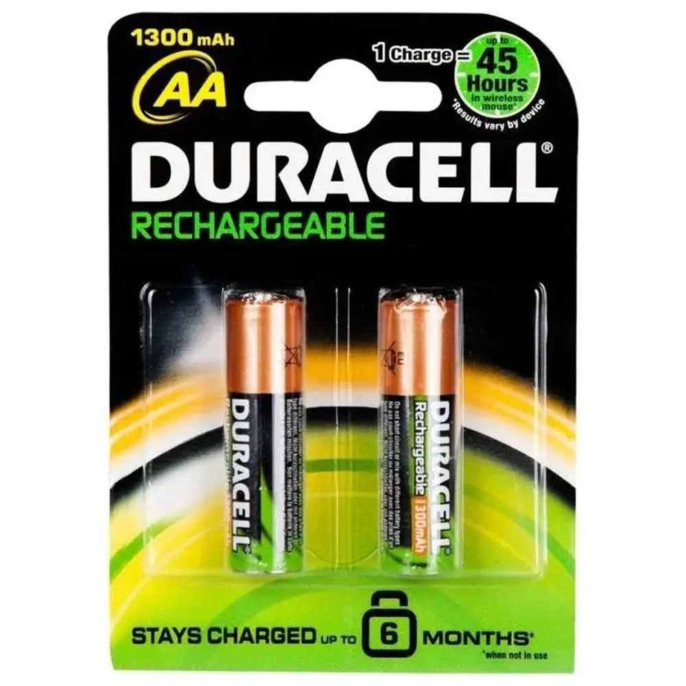 Duracell Şarjlı Kalem Pil (AA) 1300 MAH 2 Lİ