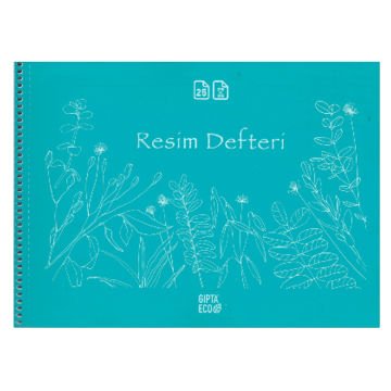 Gıpta Resim Defteri Eco Plastik Spiralli 35x50 25 YP 4957