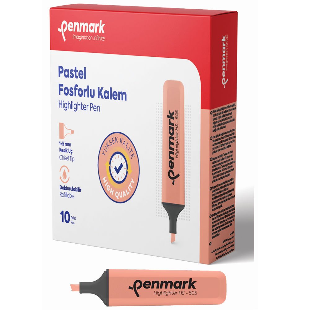 Penmark Fosforlu Kalem Pastel Yavruağzı HS 505 09