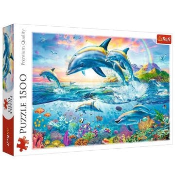 Trefl Puzzle 1500 Parça Dolphın Famıly 26162