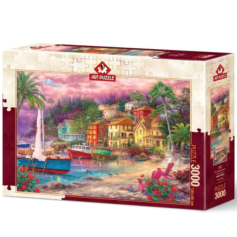 Art Puzzle 3000 Parça Eflatun Kıyılar 5527