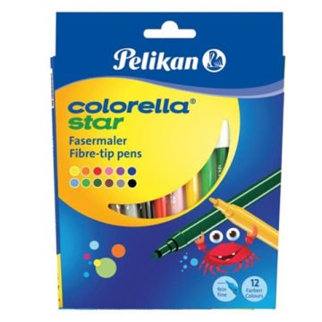 Pelikan Keçeli Boya Kalemi Colorella Karton 12 Renk C302