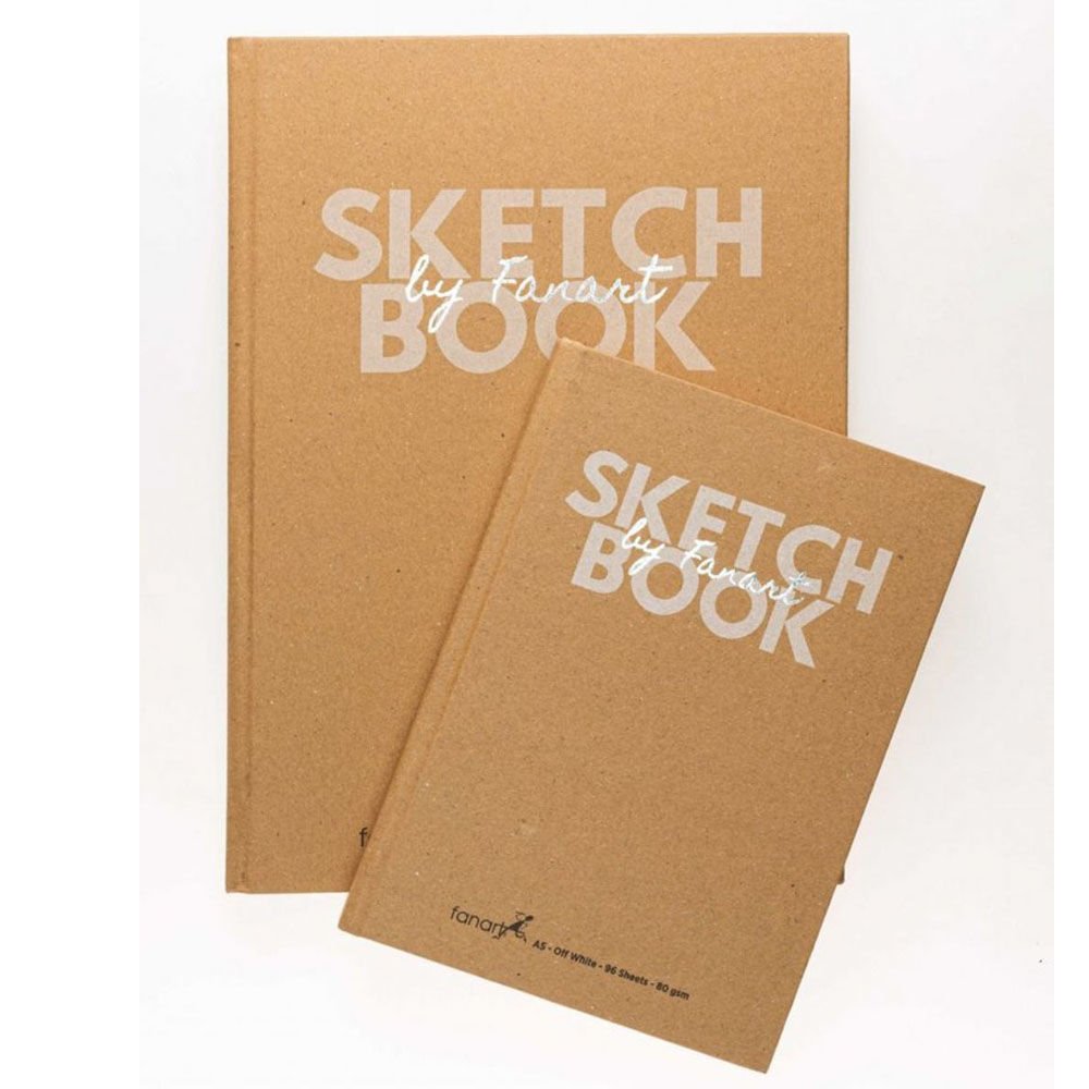 Fanart Sketch Book Academy Kraft Sert KapakA5 96 YP F-8691