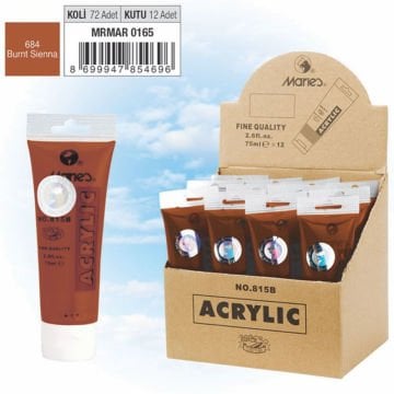 Maries Akrilik Boya 75 ML Burnt Sienna 815-684