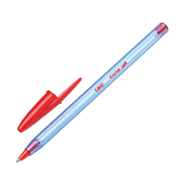 Bic Tükenmez Kalem Cristal Soft 1.0 MM Bilye Uç Kırmızı ( 50 Li Kutu ) 918520