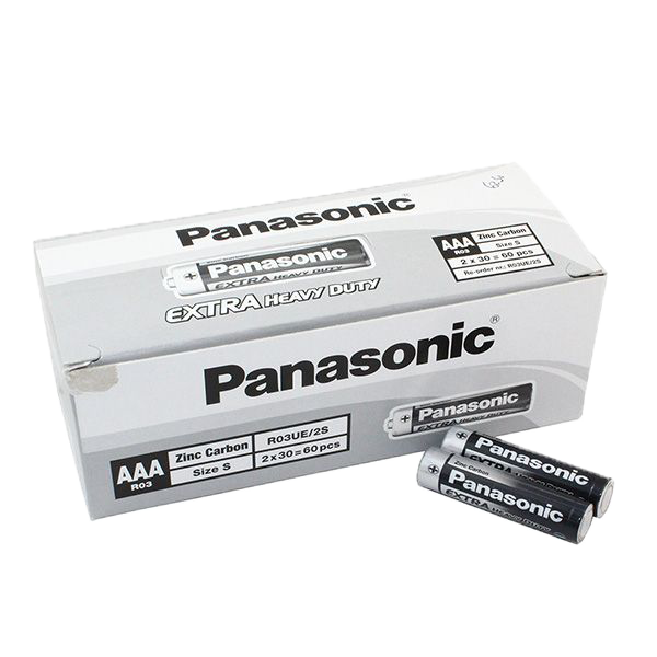 Panasonic Çinko Karbon İnce Kalem Pil (AAA) R03UE/2S