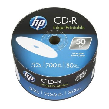 Hp Cd R Prıntable 80 Dk / 700 Mb 52x 2x 50 Li