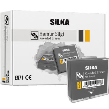 Silka Silgy Gri Hamur Silgi Art.26