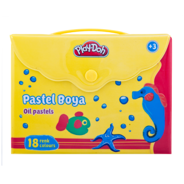 Play-Doh Pastel Boya Çantalı 18 Renk PLAY-PA006