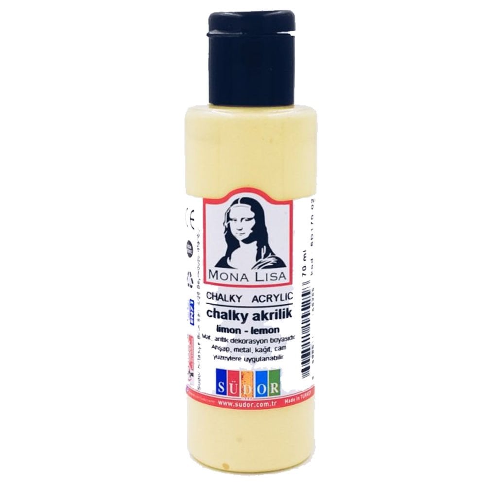 Monalisa Akrilik Boya Chalky 70 ML Limon SD170-02