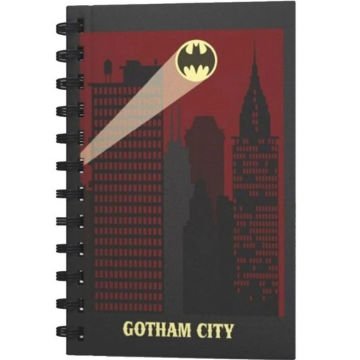 Mabbels Spiralli Defter Batman Gotham City Siyah 80 YP 17x24 DFT-388555