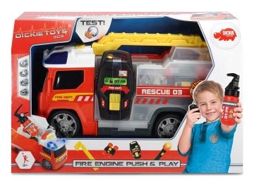 Simba Dickie Fire Engine Push & Play 203716006 İtfaiye Kurtarma Oyun Seti