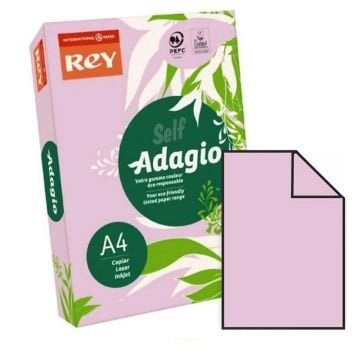 Rey Adagio Renkli Fotokopi Kağıdı A4 80 GR Lila 28 (A)