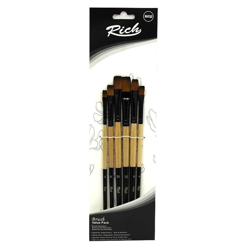 Rich Fırça Yeni Seri 05 Stroke 6 Lı Set 3