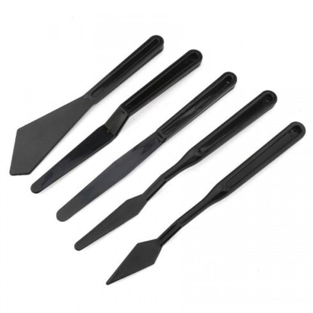 Rich Spatula Plastik 5 Li Set Siyah 127