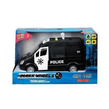 Sunman Sesli Ve Işıklı 1:16 Minibüs Sehir Kurtarma Polis/Ambulans Wy590A