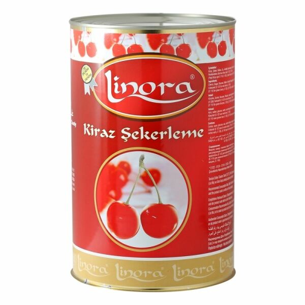 Linora Kırmızı Kiraz Şekerleme - 5 Kg
