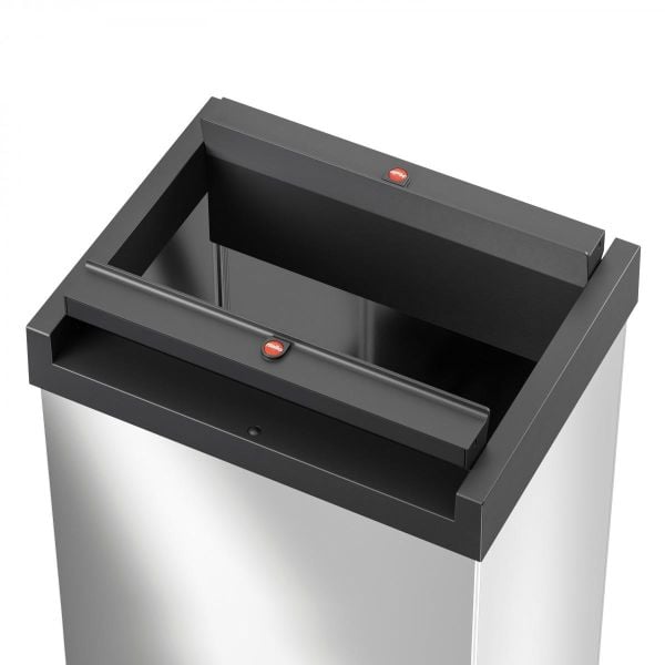 Hailo Big-Box Swing L Paslanmaz Çelik Çöp Kovası - 35 L