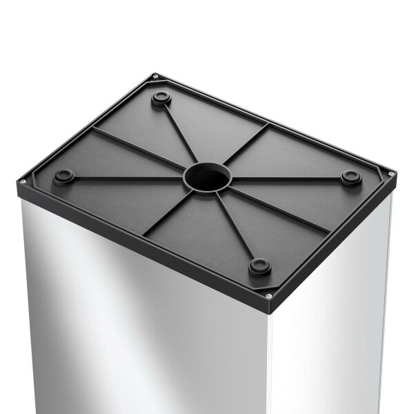 Hailo Big-Box Swing L Paslanmaz Çelik Çöp Kovası - 35 L