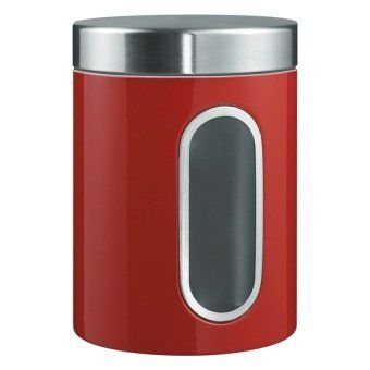 Wesco Canister Kırmızı Oval Saklama Kabı