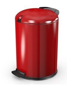 Hailo Design Kırmızı Çöp Kovası - 4 L