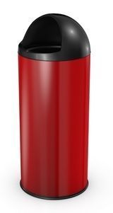 Hailo Bigbin Cap Kırmızı Çöp Kovası - 45 L