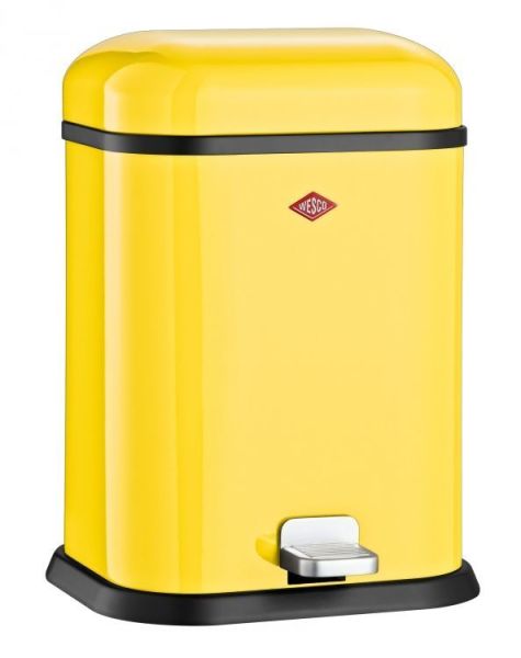 Wesco Single Boy Sarı Çöp Kovası - 13 L