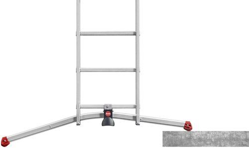 Hailo S100 Profilot 2x9 +1x8 Basamaklı Alüminyum Merdiven