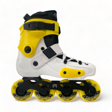 Fr Skates Frx 80 Custom White/Yellow Urban Paten