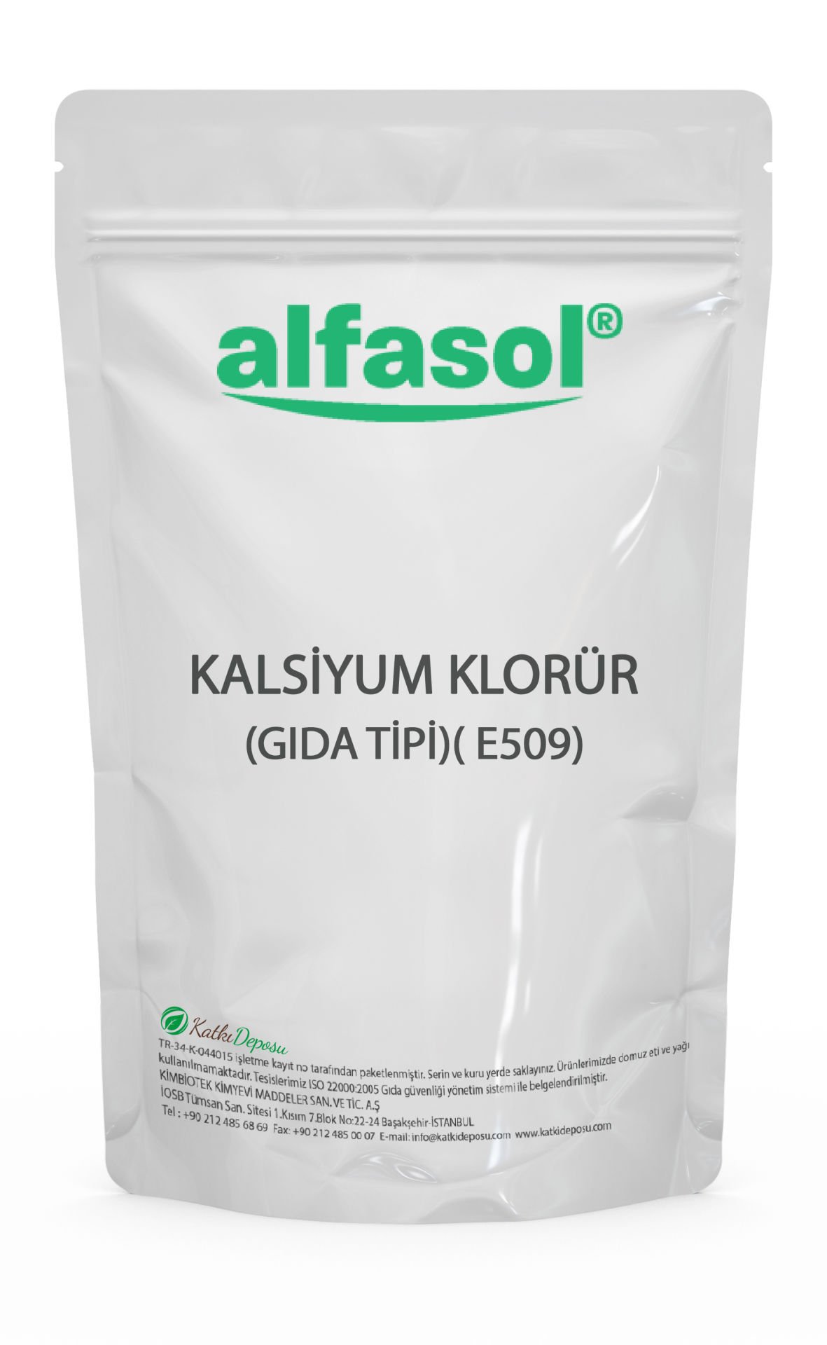 Alfasol Kalsiyum Klorür (E509) (Gıda Tipi)