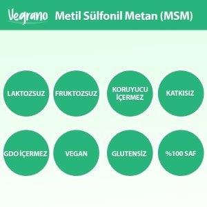 Vegrano Metil Sülfonil Metan (MSM)