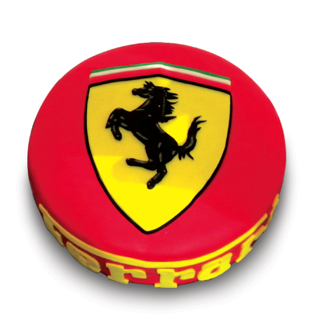 Ferrari Logolu Doğum Günü Pastası