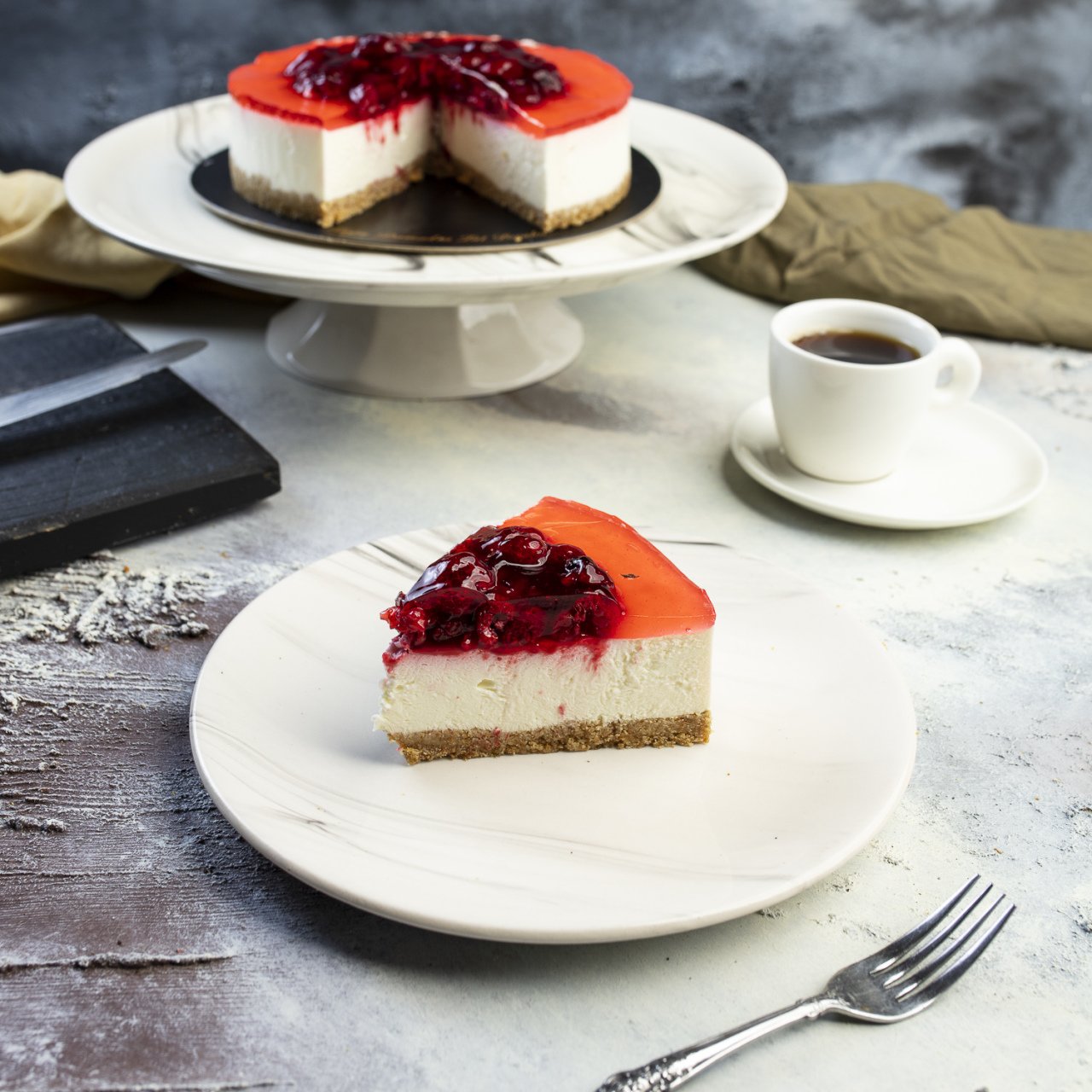 Frambuazlı Cheesecake