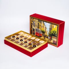 Tablolu Butik Kutu Spesiyal Çikolata 4