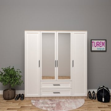 Nurana Gardrop Çıtalı Kapak
