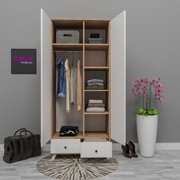 2 Kapılı Gardırop