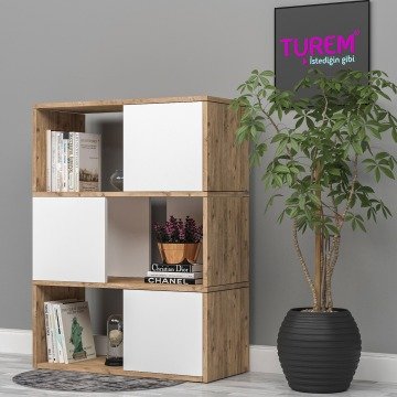 Dikdörtgen Kitaplık Suntalam/Mdf Suntalam