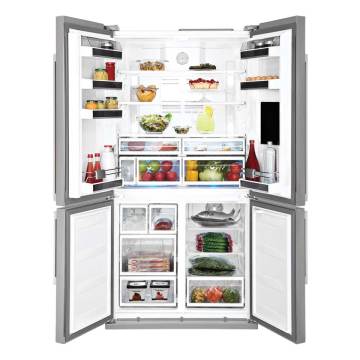 Arçelik 8845 SBS NY A+ 610 Lt Gardrop Tipi Inox NoFrost Buzdolabı