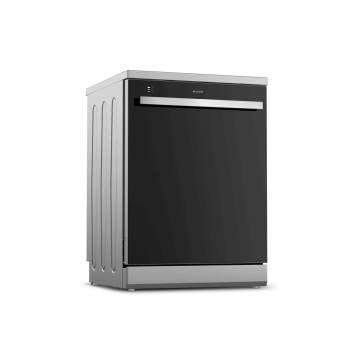 Arçelik 6586 SC Siyah Cam 8 Programlı Bulaşık Makinesi