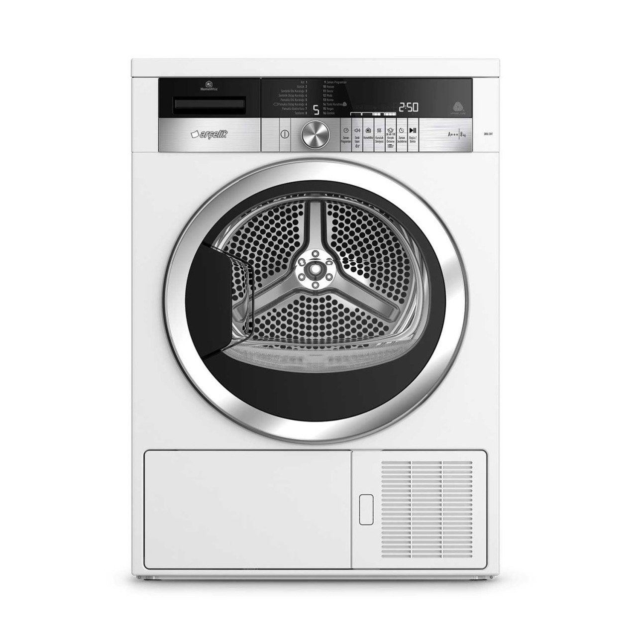 Arçelik 3886 Cnt 8 Kg Kurutma Makinesi