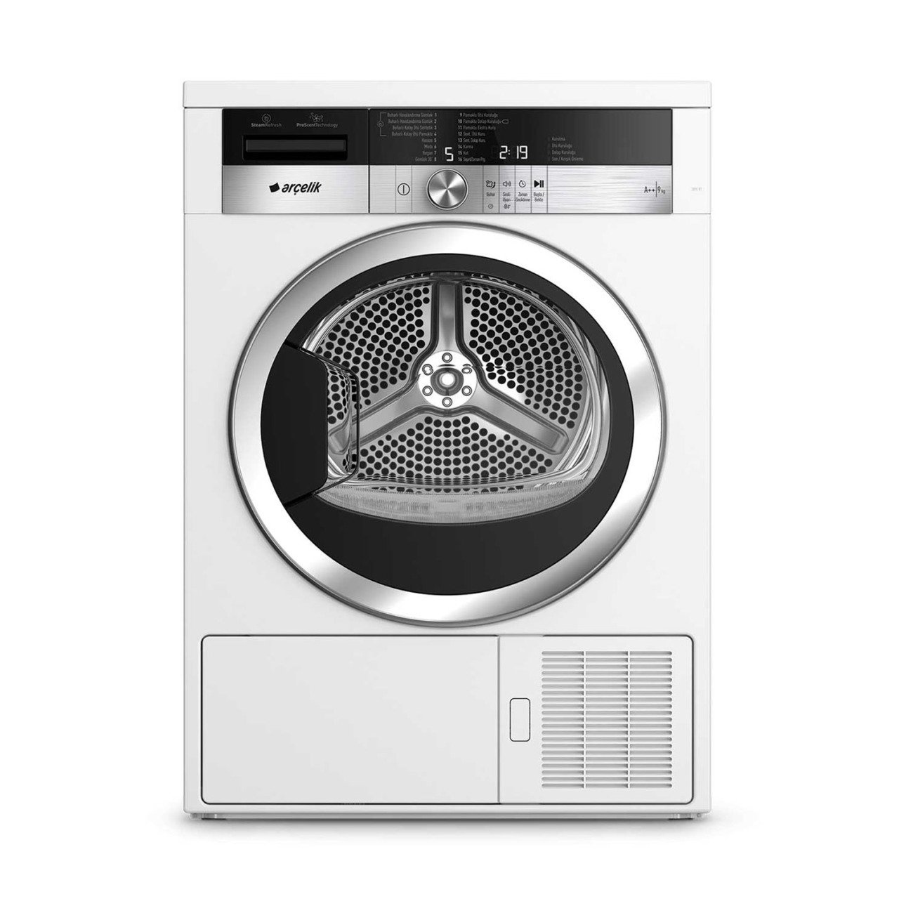 Arçelik 3890 KT A++ 9 KG Kurutma Makinesi