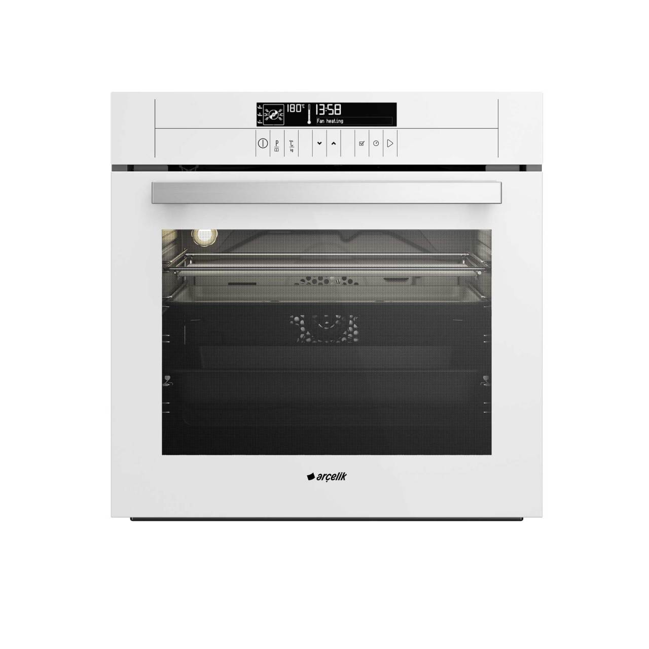 Arçelik 9680 SPB Beyaz Gurme Ankastre Fırın