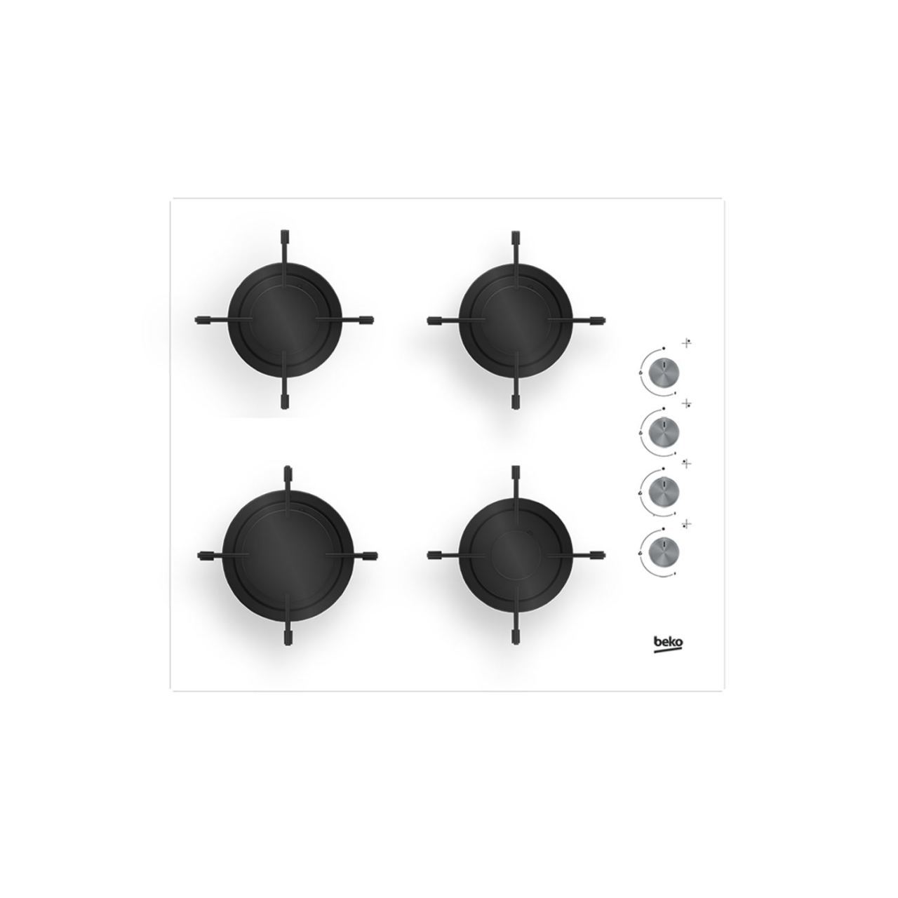 Beko YHTSG 64121 SW 4 8MM GG CAM YÜZEYLİ VERİMLİ OCAK