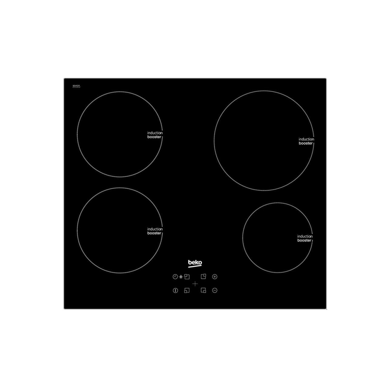 Beko AOI 64400 S  4 Gözü İndüksiyonlu Siyah Ocak