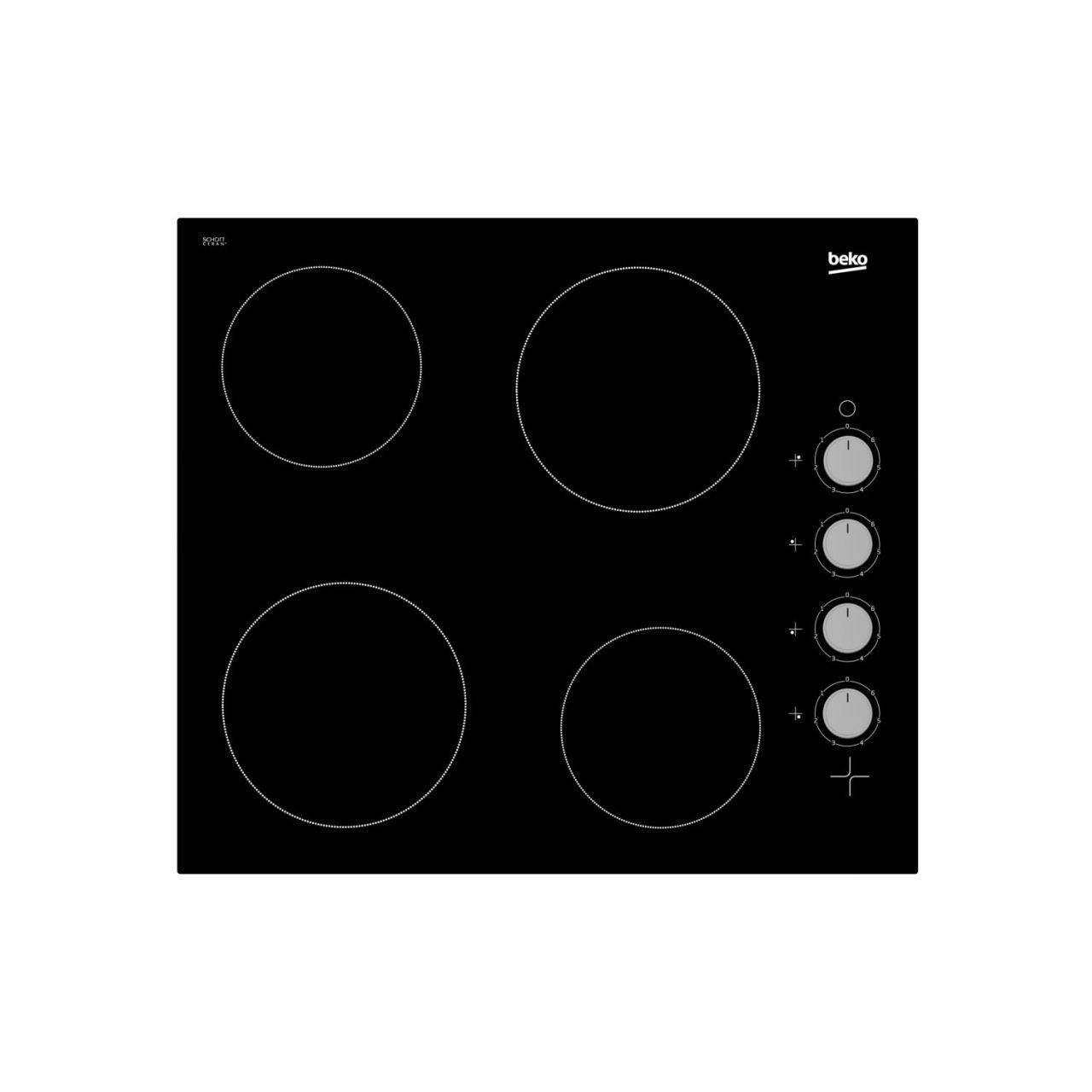 Beko AOV 64100 S Vitroseramik 60 cm Ankastre Ocak