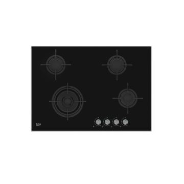 Beko YOCW 74210 XDS Siyah Woklu Cam Tablalı Ankastre Ocak
