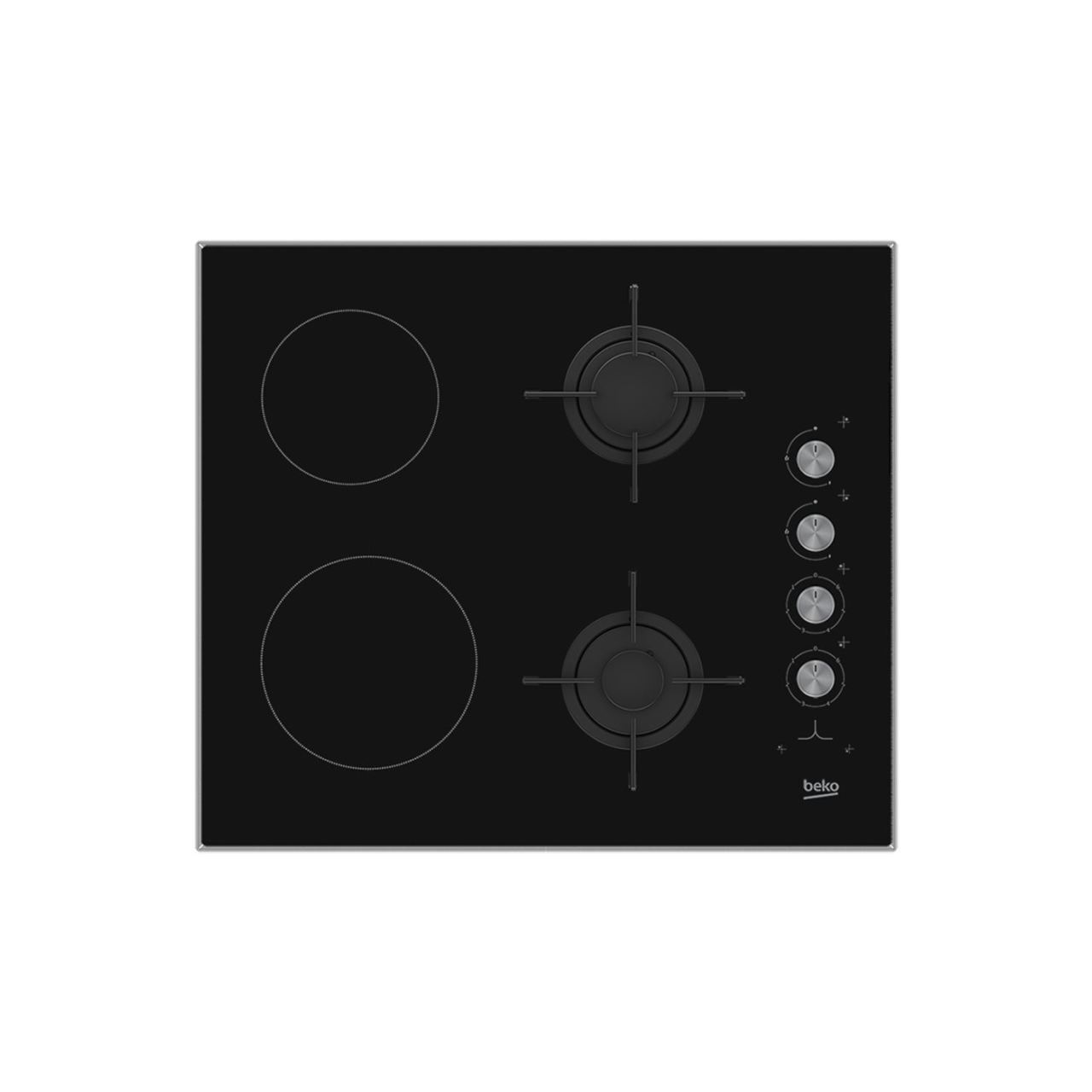 Beko YOCM 64111 XDS Siyah Cam Tablalı Ankastre Ocak