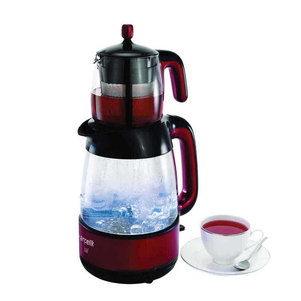 Arçelik K8025-T Cam Gövdeli Çay Makinesi Lal