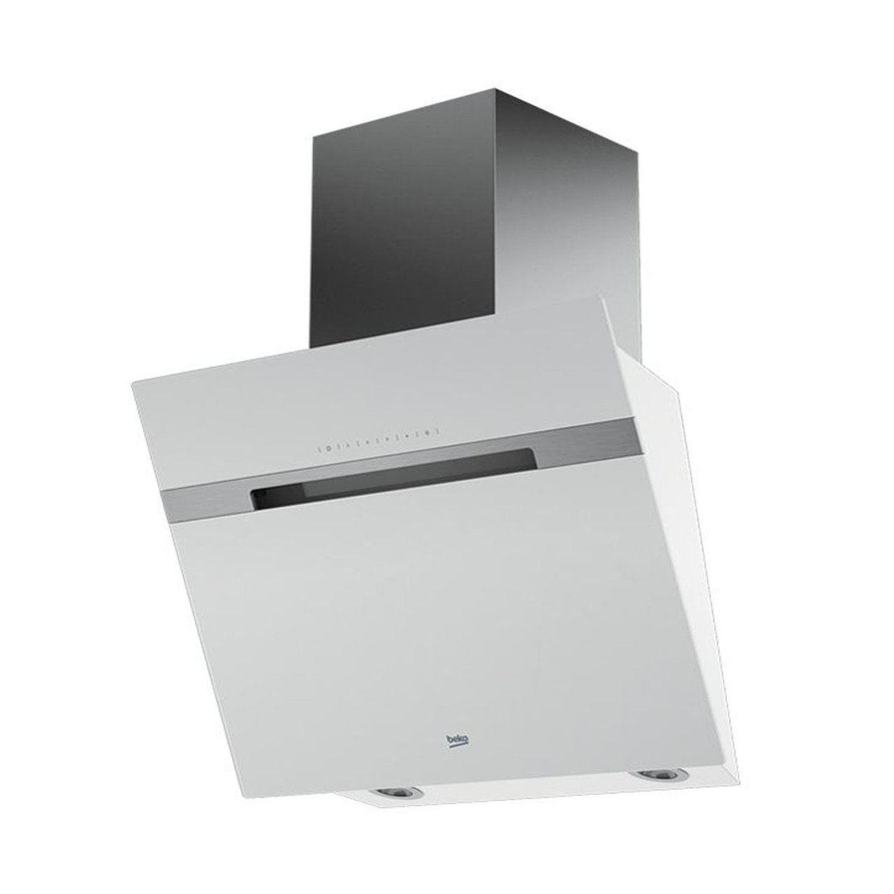 Beko ADE 62843 B 60 CM Beyaz Eğimli Ankastre Davlumbaz